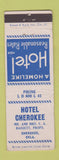 Matchbook Cover - Hotel Cherokee OK