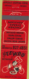 Matchbook Cover - Tempo Restaurant Oakville ON