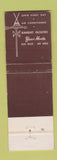 Matchbook Cover - Westwood Restaurant West Orange NJ