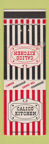 Matchbook Cover - Calico Kitchen Camden Cherry Hill Pennsauken NJ WEAR