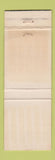 Matchbook Cover - Arbor Inn Plainfield NJ WEAR