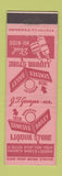 Matchbook Cover - Genesee Bailey Liquor Store Buffalo NY