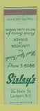 Matchbook Cover - Sisley's Restaurant Lockport NY