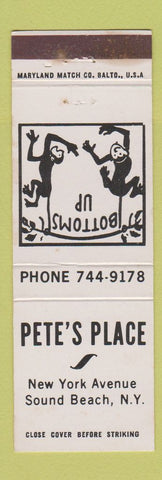Matchbook Cover - Pete's Place Sound Beach NY