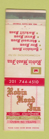 Matchbook Cover - Robin Hood Inn NJ