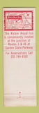 Matchbook Cover - Robin Hood Inn NJ