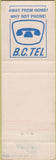 Matchbook Cover - Capilano Motel North Vancouver BC