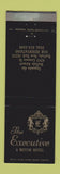 Matchbook Cover - Executive Motor Hotel Buffalo NY