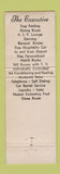 Matchbook Cover - Executive Motor Hotel Buffalo NY
