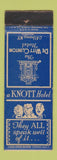 Matchbook Cover - Knott Hotels De Witt Clinton Albany NY WEAR