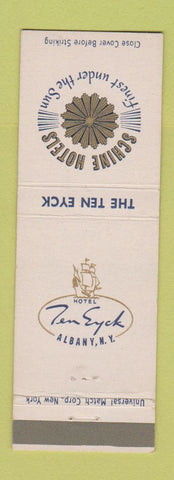 Matchbook Cover - Schine Hotels Ten Eyck Albany NY