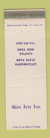 Matchbook Cover - Glen Iris Inn Castile NY Letchworth State Park WEAR