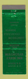 Matchbook Cover - Magnolia Farm Inn Beacon NY