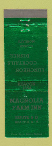 Matchbook Cover - Magnolia Farm Inn Beacon NY