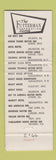 Matchbook Cover - Futterman Hotel Colonial Motor Inn Binghampton NY WEAR