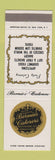 Matchbook Cover - Bernie's Catering Brightwaters NY