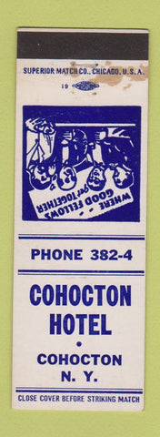 Matchbook Cover - Cohocton Hotel NY WEAR