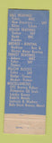 Matchbook Cover - Industrial Bearing Corp Buffalo NY