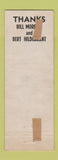 Matchbook Cover - B&B Liquors Buffalo NY
