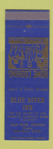 Matchbook Cover - Blue River Inn OR