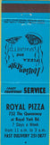 Matchbook Cover - Royal Pizza Toronto ON
