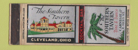 Matchbook Cover - Southern Tavern Clevealnd OH WEAR