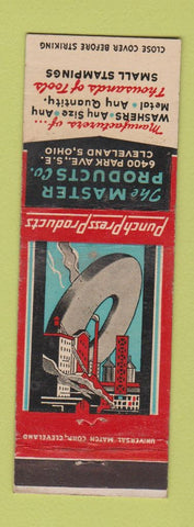 Matchbook Cover - Master Products Washers Cleveland OH