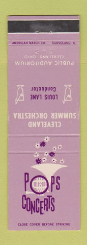Matchbook Cover - Cleveland Summer Orchestra Pops Concerts Cleveland OH