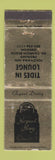 Matchbook Cover - Haystack House Tides In Lounge South Cannon Beach OR WORN
