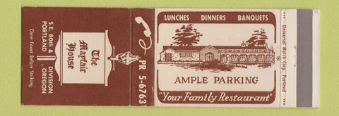 Matchbook Cover - The Mayfair House Portland OR