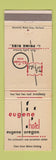 Matchbook Cover - Eugene Hotel OR WEAR
