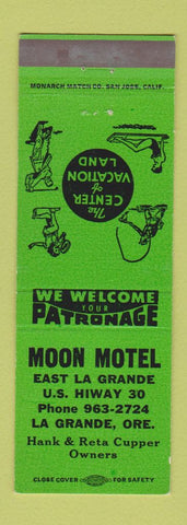 Matchbook Cover - Moon Motel La Grande OR
