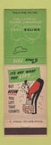 Matchbook Cover - United Foods Cleveland OH Safety Lifting