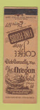 Matchbook Cover - Oregon Hotel McMinnville OR low phone # WEAR
