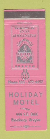 Matchbook Cover - Holiday Motel Roseburg OR