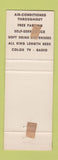 Matchbook Cover - Mallory Motor Hotel Portland OR Driftwood Room WEAR