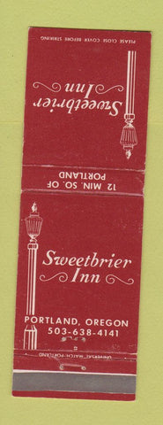Matchbook Cover - Sweetbrier Inn Portland OR WEAR