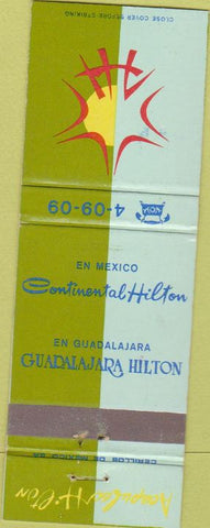 Matchbook Cover - Acapulco Hilton Mexico Guadalajara