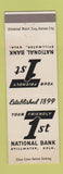Matchbook Cover - 1st National Bank Stillwater OK
