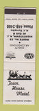 Matchbook Cover - Town House Motel Hightstown NJ WEAR