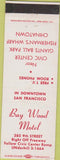 Matchbook Cover - Bay Wood Motel San Francisco CA