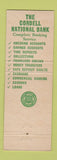 Matchbook Cover - Cordell National Bank OK
