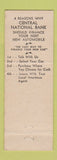 Matchbook Cover - Central National Bank Poteau OK WORN