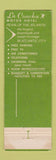 Matchbook Cover - La Concha Motor Hotel Atlantic City NJ WEAR