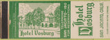 Matchbook Cover - Hotel Vosburg San Jacinto CA