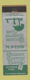 Matchbook Cover - Melrose Country Club Cheltenham PA WEAR