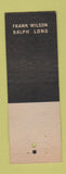 Matchbook Cover - Tower Club Toledo OH
