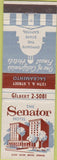 Matchbook Cover - Senator Hotel Sacramento CA