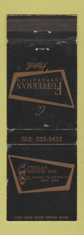 Matchbook Cover - Trojan Motor Inn Troy OH WEAR