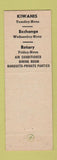 Matchbook Cover - Hotel Ashtabula OH